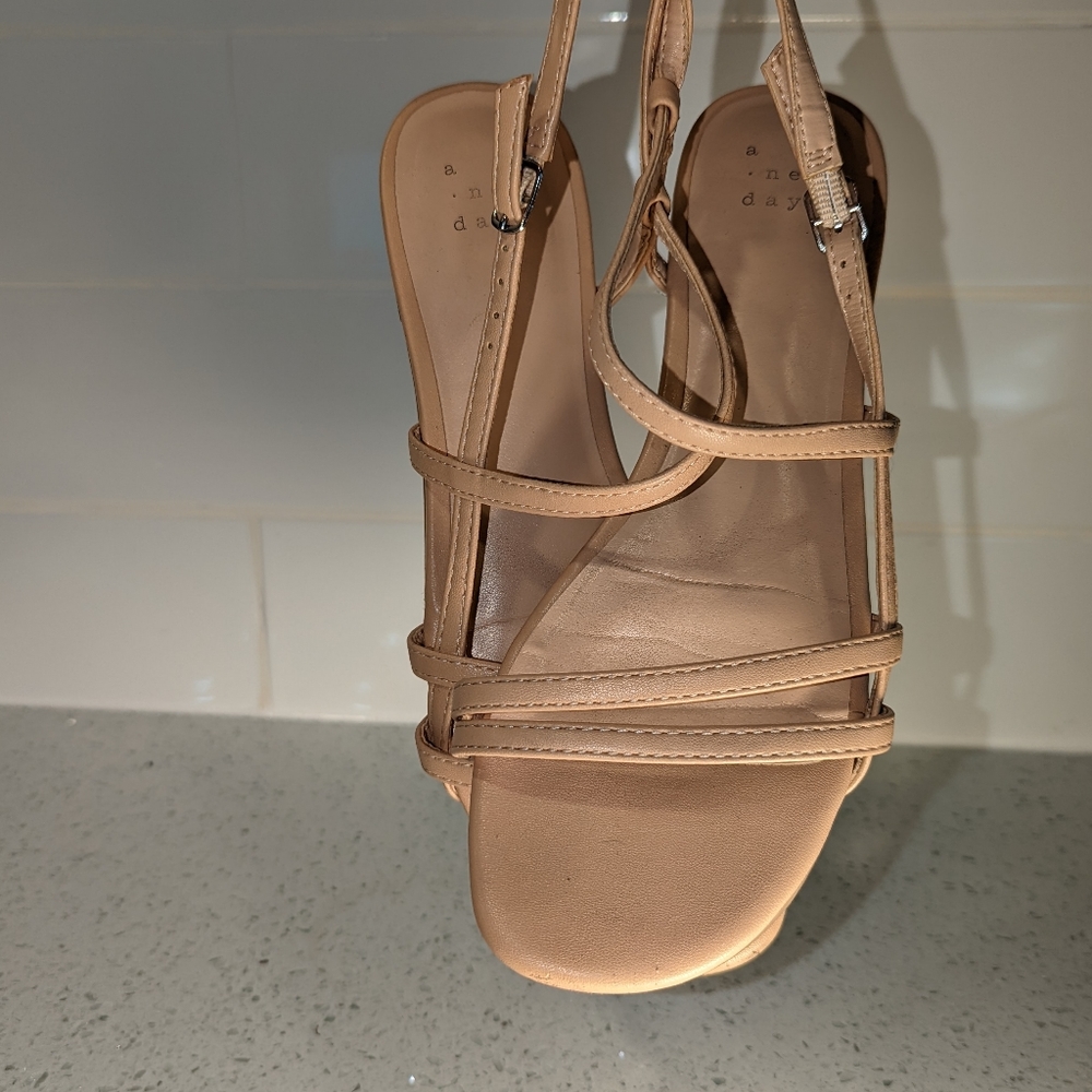 Tan Flat Sandals